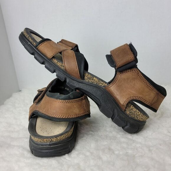 ECCO Cosmo Men\'s Size 9 Sandals  Brown Leather Shoes main image 8